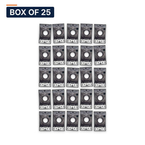 Conversions Tech weatherproof boxes Box of 25 ($3.80 ea) 1-Gang Weatherproof Box, 5 x 1/2 in Hubs, Side Entry | Die-Cast Aluminum, Gray, NEMA 3R