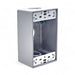Conversions Technology weatherproof boxes 1 Gang weatherproof Grey box with (3) 1" threaded outlets Deep