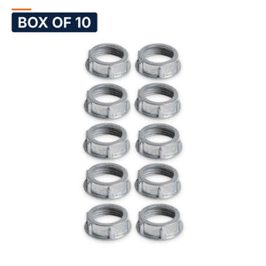 Conversions Tech Electrical > Conduit Fittings > Bushings & Locknuts Box of 10 ($0.20 ea) 1 in. Conduit Bushing, Steel | UL 514B | 3113-0001
