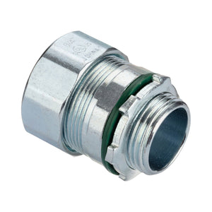 1 in. Rigid Compression Connector, Threadless, Steel