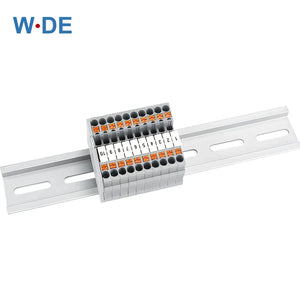 Conversions Tech 1 Piece Din Rail Aluminium For Terminal Block Relay C45 DZ47 Thickness 1.5mm NS35 Aluminium Material 35mm Universal Type