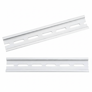 Conversions Tech 1 Piece Din Rail Aluminium For Terminal Block Relay C45 DZ47 Thickness 1.5mm NS35 Aluminium Material 35mm Universal Type