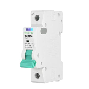 Conversions Tech 1-Pole (1P) 6A DC Miniature Circuit Breaker — 250V DC, 6kA