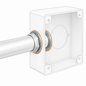 Conversions Tech 1 x 3/4 in. Reducing Washer, Pre-Galvanized Steel | RW-100075