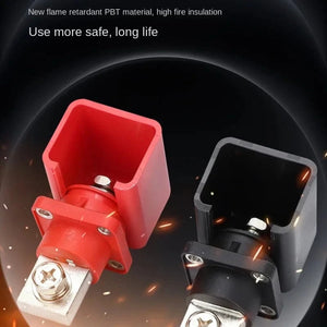 Conversions Tech 100-500A Square Energy Storage Terminal Copper High Current Through Wall Style New Energy Lilthium Battery Battery Connector