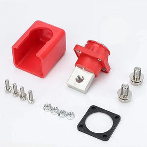 Conversions Tech Red / 100A 100-500A Square Energy Storage Terminal Copper High Current Through Wall Style New Energy Lilthium Battery Battery Connector
