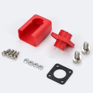 Conversions Tech Red-1 / 200A 100-500A Square Energy Storage Terminal Copper High Current Through Wall Style New Energy Lilthium Battery Battery Connector