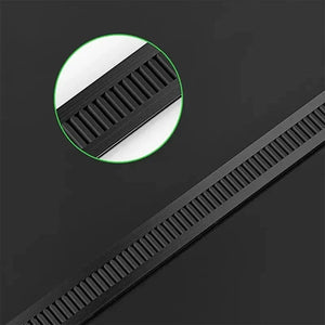 Conversions Tech 100 reusable black/white self-locking nylon zip ties with detachable buckle ties, 5x150 200 300 for wire management/home storage