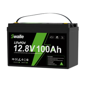 Conversions Tech 100Ah / 12 V 100AH 200AH 300AH Lifepo4 Battery Packs 12V 24V 48V Waterproof IP65 Lithium Battery for RV Golf Cart Home Storage System