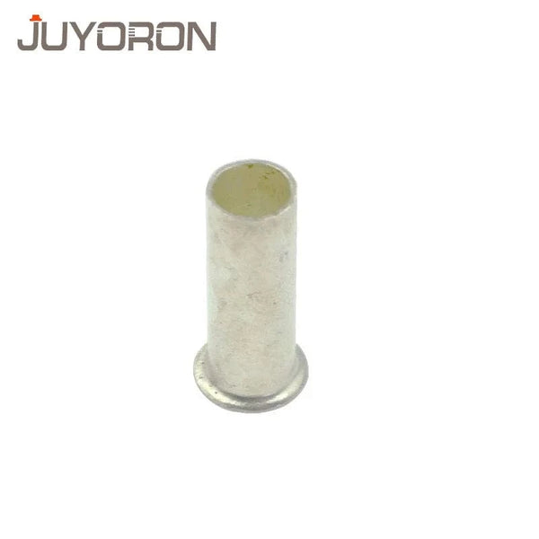 Conversions Tech 100PCS EN Series Non-Insulated Wire Connector Ferrules Electrical Cable Terminal Brass Bare Tinned Crimp Terminal 22-10 AWG