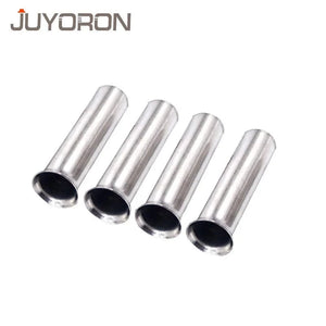 Conversions Tech 100PCS EN Series Non-Insulated Wire Connector Ferrules Electrical Cable Terminal Brass Bare Tinned Crimp Terminal 22-10 AWG