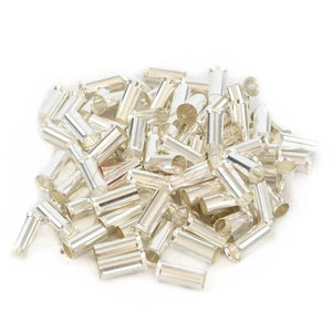 Conversions Tech 100PCS EN Series Non-Insulated Wire Connector Ferrules Electrical Cable Terminal Brass Bare Tinned Crimp Terminal 22-10 AWG