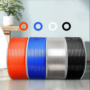 Conversions Tech 10M/20M/50M/100M Pneumatic Tubing Pipe PU Polyurethane Tube Air Compressor Hose Line Fitting or Fluid Transfer 4MM 6MM 8MM 10MM