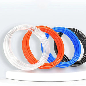 Conversions Tech 10M/20M/50M/100M Pneumatic Tubing Pipe PU Polyurethane Tube Air Compressor Hose Line Fitting or Fluid Transfer 4MM 6MM 8MM 10MM