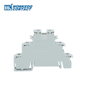 Conversions Tech 10Pcs DIKD 1.5 3 Levels Sensor Screw Connector 2.5 mm² 6-Conductor Electric Din Rail Triple Three Level Terminal Block DIKD1.5