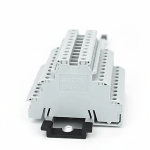 Conversions Tech 10Pcs DIKD 1.5 3 Levels Sensor Screw Connector 2.5 mm² 6-Conductor Electric Din Rail Triple Three Level Terminal Block DIKD1.5