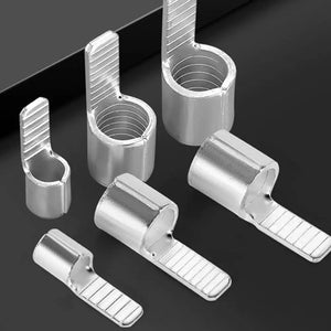 Conversions Tech 10Pcs Pin-Shaped C45 Terminals Nose Cold Pressed End Copper Tin Plated DZ47 Circuit Breaker Plug Electrical Cable Wire Lug