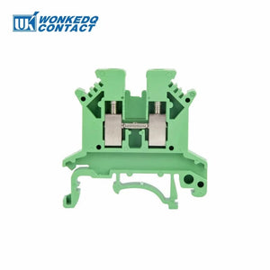 Conversions Tech UK2.5B-Green / 10 Pcs 10Pcs UK 2.5 Terminal Block UK2.5B Screw Connection Connect Strip 2.5B 2.5mm² Cable Electrical Din Rail Wire Connector