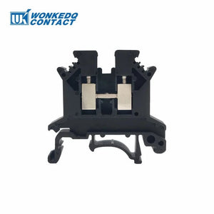 Conversions Tech UK2.5B-Black / 10 Pcs 10Pcs UK 2.5 Terminal Block UK2.5B Screw Connection Connect Strip 2.5B 2.5mm² Cable Electrical Din Rail Wire Connector