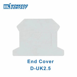 Conversions Tech D-UK2.5 / 10 Pcs 10Pcs UK 2.5 Terminal Block UK2.5B Screw Connection Connect Strip 2.5B 2.5mm² Cable Electrical Din Rail Wire Connector