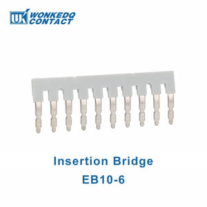 Conversions Tech EB10-6 / 10 Pcs 10Pcs UK 2.5 Terminal Block UK2.5B Screw Connection Connect Strip 2.5B 2.5mm² Cable Electrical Din Rail Wire Connector