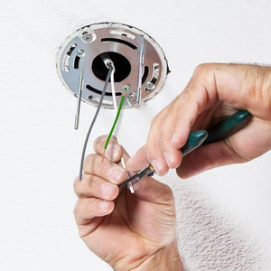 Conversions Technology Electrical 12 AWG Solid Grounding Pigtails with Screws - 2pc Pack