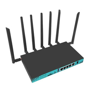 Conversions Tech 5G RM520N-GL / WG1608 Router 1200Mbps 5G Router SIM M.2 Slot Wireless WIFI 2.4GHz 5GHz 4g 5g RM520N-GL Modem 4*RJ45 LAN 16MB 256MB Openwrt Detachable Antenna
