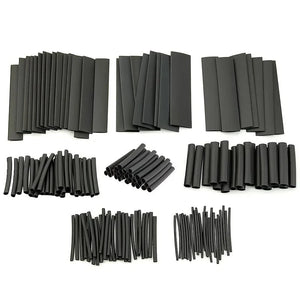 Conversions Tech 127Pcs Heat Shrink Tube Sleeving Tubing Assortment Kit Electrical Connection Electrical Wire Wrap Cable Waterproof Shrinkage 2:1