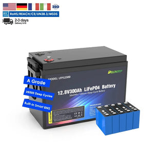 Conversions Tech 12V Lithium Ion Battery UPS Power Bank with 100ah to 460ah Capacity Deep Cycle RV Lithium Iron Phosphate for RV & Home Use