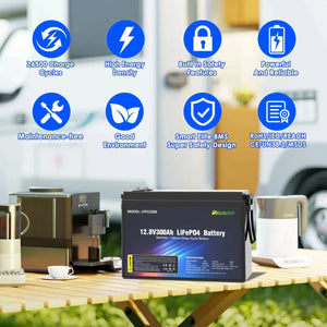 Conversions Tech 12V Lithium Ion Battery UPS Power Bank with 100ah to 460ah Capacity Deep Cycle RV Lithium Iron Phosphate for RV & Home Use