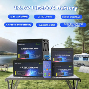 Conversions Tech 12V Lithium Ion Battery UPS Power Bank with 100ah to 460ah Capacity Deep Cycle RV Lithium Iron Phosphate for RV & Home Use