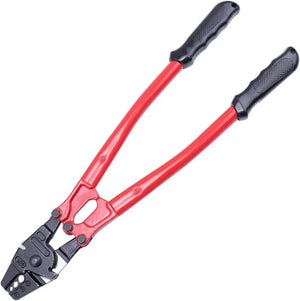 Conversions Tech 14" HAND SWAGER(430mm length)1.1KG 14 Inch Multi-function Hand Swager Lug Crimping Tools Electric Cable Cutter Crimper Wire Pliers