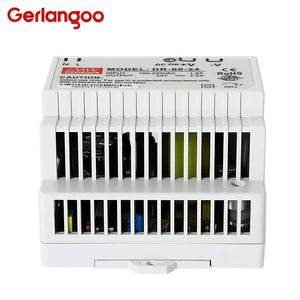 Conversions Tech 15W 30W 45W 60W Single Output DC 5V 12V 24V Industrial Din Rail Power Supply Switch Input 100-240VAC DR-15 DR-30 DR-45 DR-60