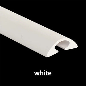 Conversions Tech white  33mm / 2m 1PC 2m/78.74in Cable sheath PVC flexible conduit cable protector cable hider