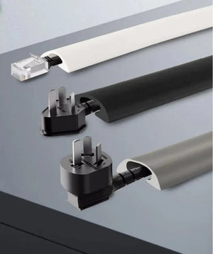 Conversions Tech 1PC 2m/78.74in Cable sheath PVC flexible conduit cable protector cable hider