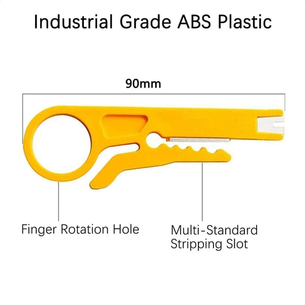 Conversions Tech 1PC Wire Stripper Knife Crimper Pliers Crimping Tool Cable Stripping Wire Cutter Multi Tools Cut Line Multifunctional Hand Tools