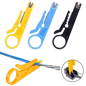 Conversions Tech blue 1PC Wire Stripper Knife Crimper Pliers Crimping Tool Cable Stripping Wire Cutter Multi Tools Cut Line Multifunctional Hand Tools