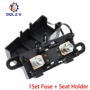 Conversions Tech 1SetFuse Seat Holder / 30A 1PCS ANM-H3 MEGA Auto Fuse Holder/ANM Bolt-on blade fuse holder Flat Type Fuse 30A50A 60A 70A 80A 100A 125A 175A 200A 225A -500A