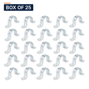 Conversions Tech Electrical > Conduit Fittings > Straps & Hangers Box of 25 ($0.56 ea) 2-1/2 in. Rigid Two-Hole Strap, Steel | TSP-250R