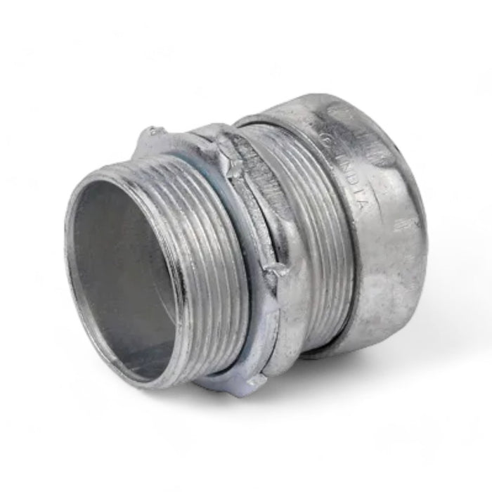 EMT Compression Connector - Steel with Zinc Plated 1-1/2"