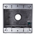 Conversions Technology weatherproof boxes 2 Gang weatherproof Grey box with (7) 3/4" threaded outlets Deep