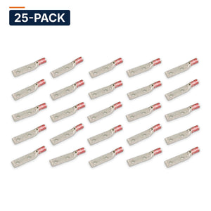 Conversions Tech Electrical > Connectors > Compression Lugs 2-Hole Compression Lug 8 AWG 3/8" Stud, 25-Pack | 50A, I-21 Die