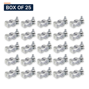 Conversions Tech Electrical > Conduit Fittings > Straps & Hangers Box of 25 ($0.56 ea) 2 in. Conduit Hanger with Bolt & Nut, Steel | CH-200
