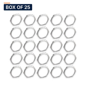 Conversions Tech Electrical > Conduit Fittings > Bushings & Locknuts Box of 25 ($0.60 ea) 2 in. Conduit Locknut, Steel | UL 514B | 3111-0002