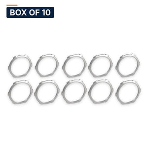 Conversions Tech Electrical > Conduit Fittings > Bushings & Locknuts Box of 10 ($0.70 ea) 2 in. Conduit Locknut, Steel | UL 514B | 3111-0002