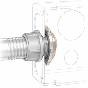Conversions Tech Electrical > Conduit Fittings > Bushings & Locknuts 2 in. Conduit Locknut, Steel | UL 514B | 3111-0002