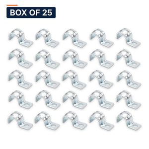 Conversions Tech Electrical > Conduit Fittings > Straps & Hangers Box of 25 ($0.40 ea) 2 in. EMT One-Hole Strap, Steel | OSP-200