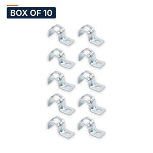 Conversions Tech Electrical > Conduit Fittings > Straps & Hangers Box of 10 ($0.40 ea) 2 in. EMT One-Hole Strap, Steel | OSP-200