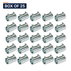 Conversions Tech Electrical > Conduit Fittings > EMT Couplings Box of 25 ($1.92 ea) 2 in. EMT Set-Screw Coupling, Die-Cast Zinc | UL 514B | 3109-0002