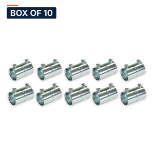 Conversions Tech Electrical > Conduit Fittings > EMT Couplings Box of 10 ($2.09 ea) 2 in. EMT Set-Screw Coupling, Die-Cast Zinc | UL 514B | 3109-0002